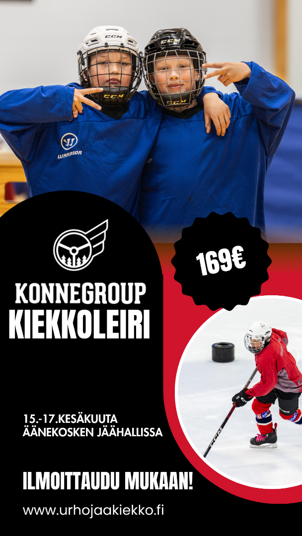 Konnegroup -kiekkoleirin ilmoittautuminen on nyt auki!