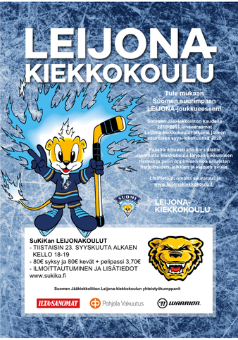 Leijonakoulujen ilmoittautuminen avattu!