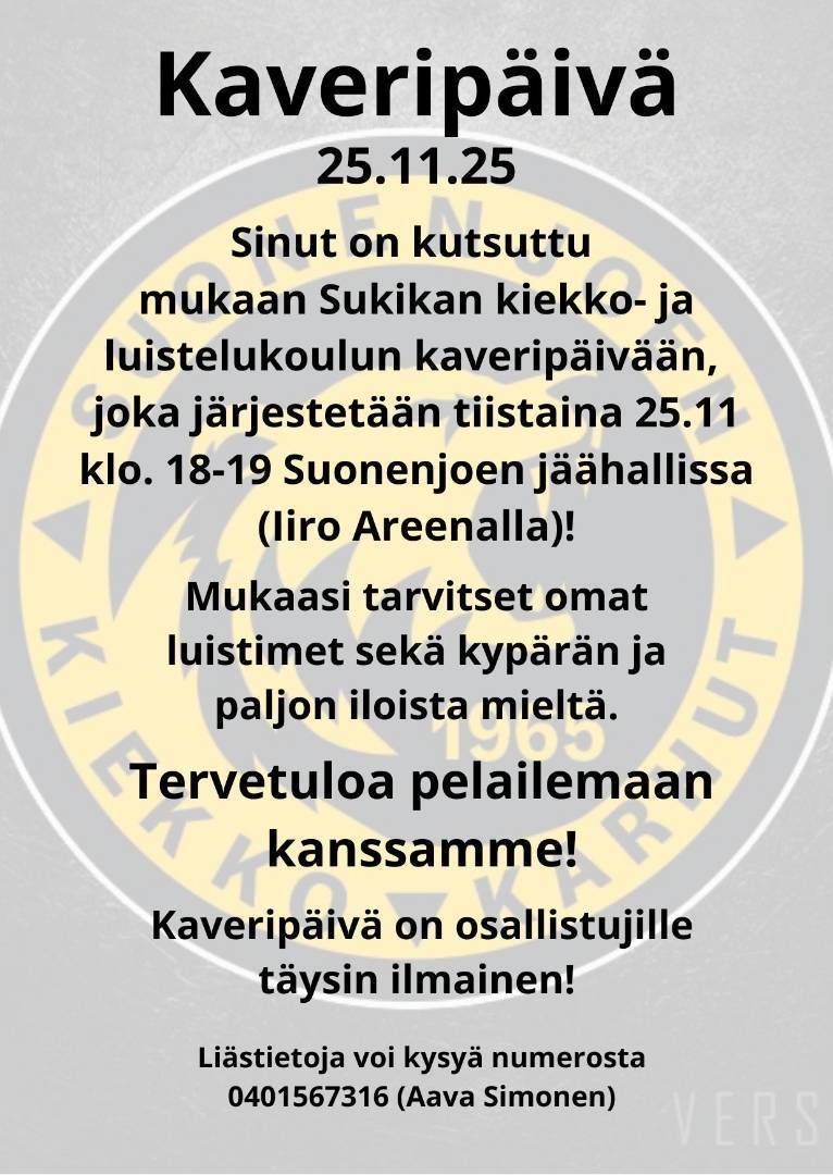 SuKiKan kaveriviikko 24-30.11 !
