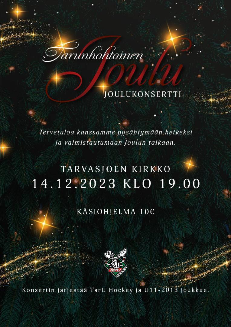 Tarunhohtoinen joulu- konsertti