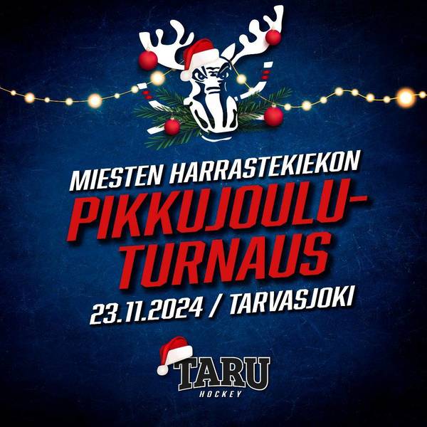 Miesten harrastekiekon pikkujouluturnaus 23.11.2024!