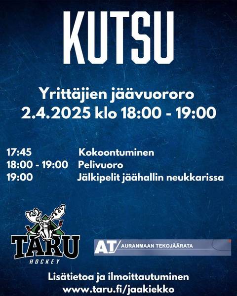 Yrittäjien jää ke 2.4 klo 18:00 - 19:00