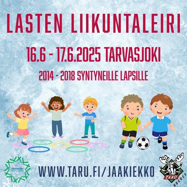 Lasten liikuntaleiri 16.6 - 17.6.2025