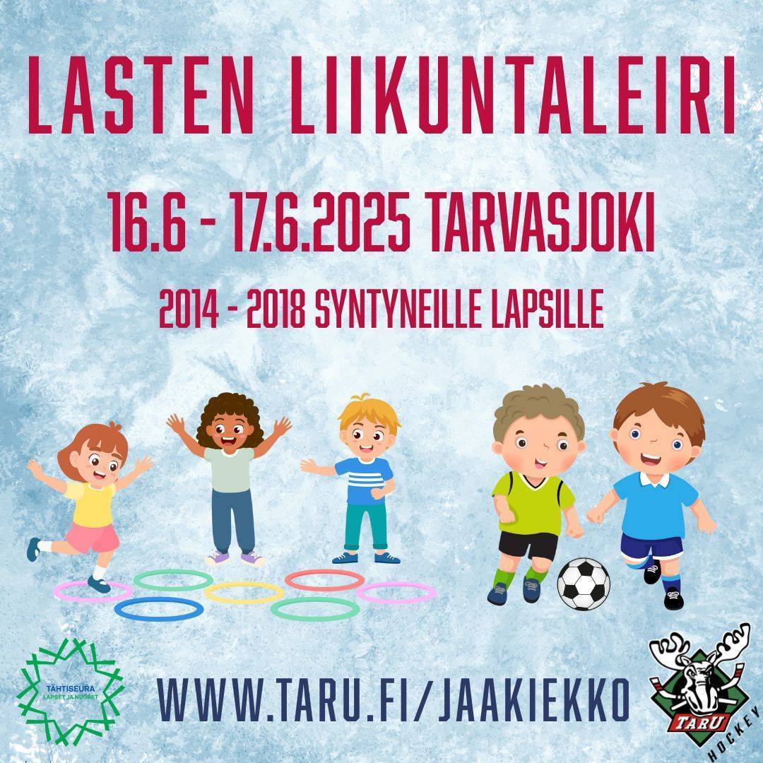 Lasten liikuntaleiri 16.6 - 17.6.2025