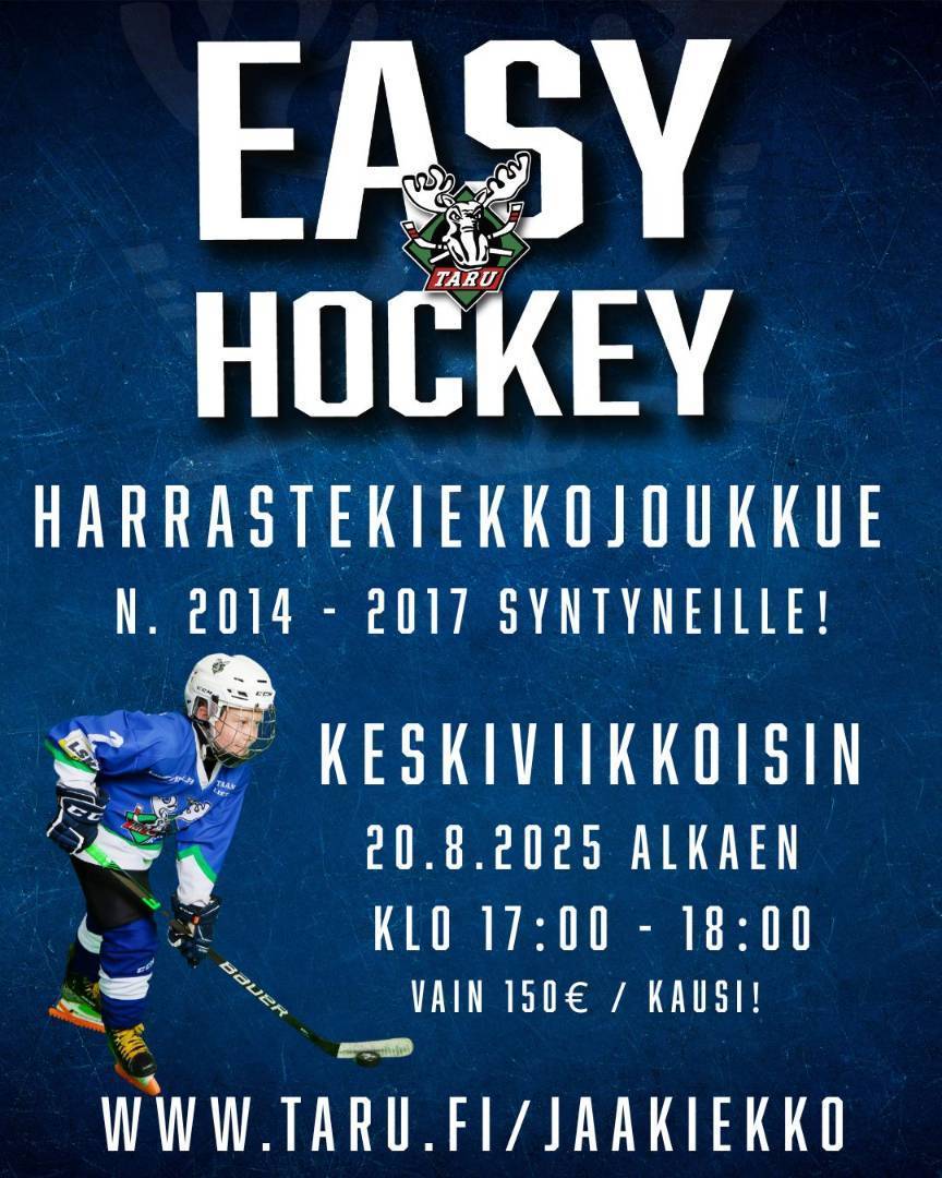 Easy Hockey kiekkokoulu n. 2014-2017 syntyneille 