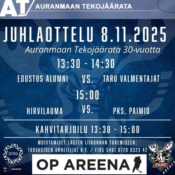 Auranmaan Tekojaarata 30-vuotta