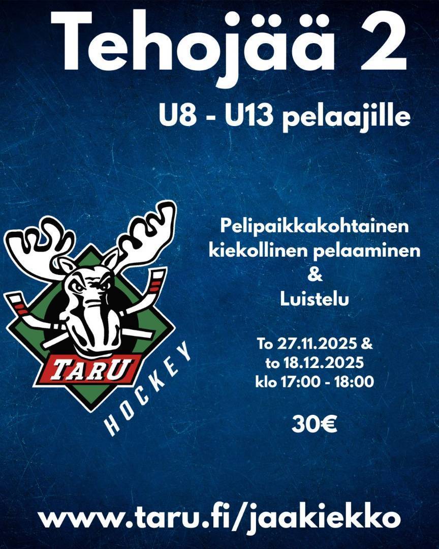 Pelipaikkakohtainen kiekollinen pelaaminen ja luistelu!