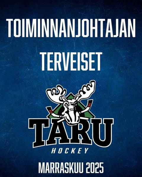 Toiminnanjohtajan terveiset!