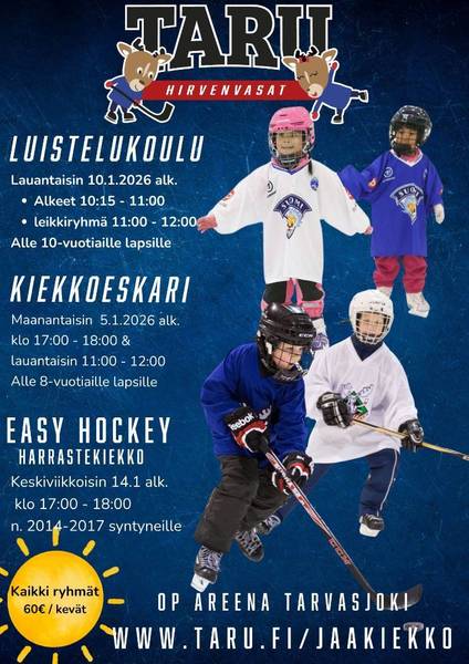 Ilmoittaudu mukaan kevätkaudelle!