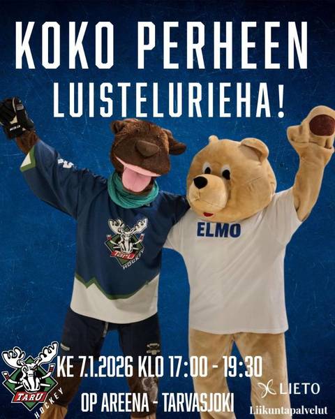 Koko perheen luistelurieha!