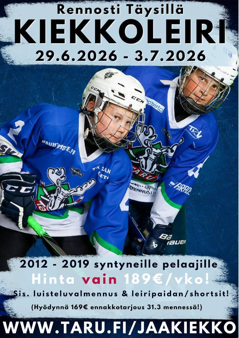 Rennosti Täysillä- kiekkoleiri 2026