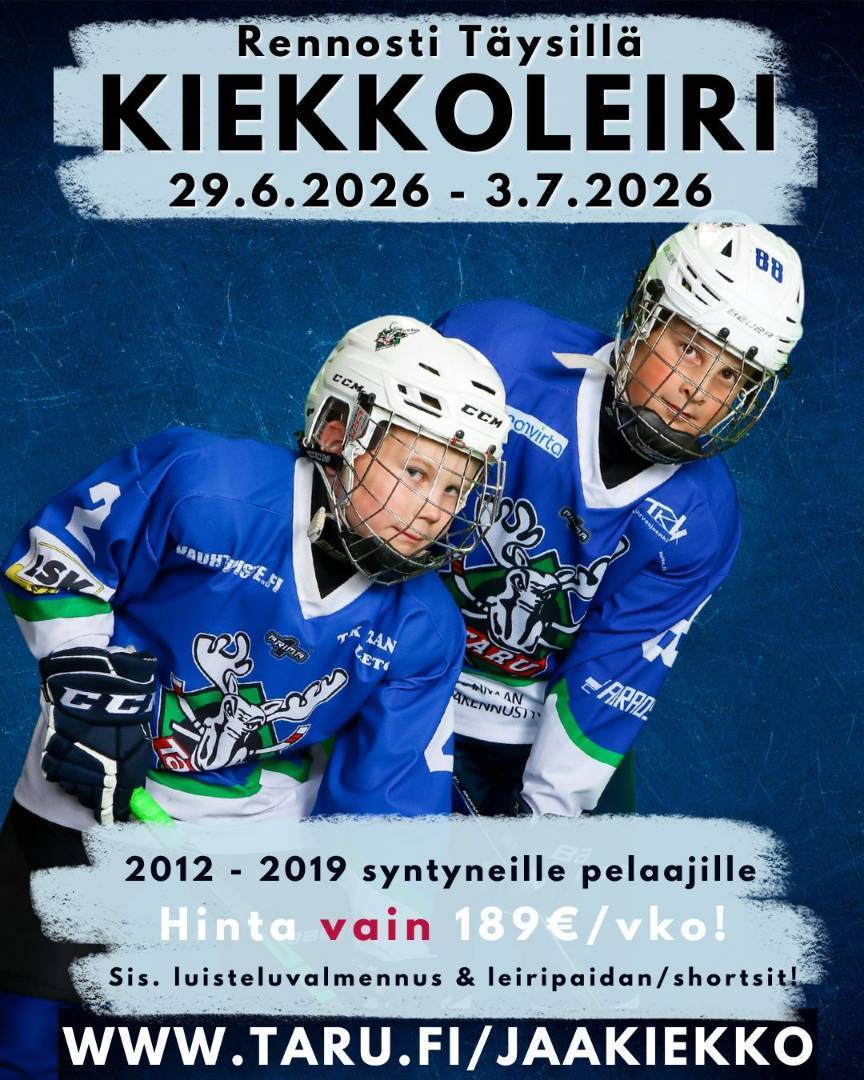 Rennosti Täysillä- kiekkoleiri 2026