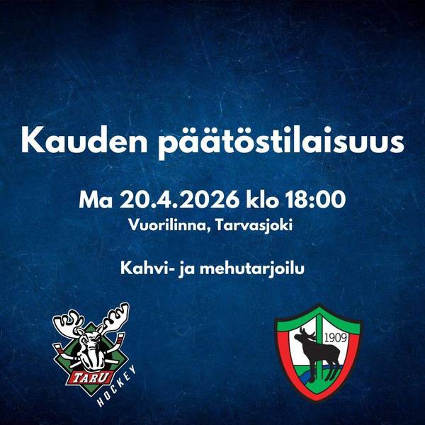 Kauden päätöstilaisuus