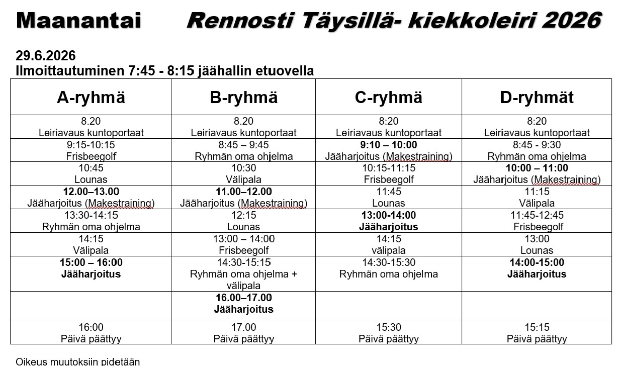 Leiriohjelma