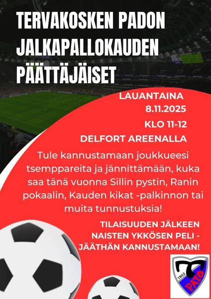 Jalkapallokauden päättäjäiset