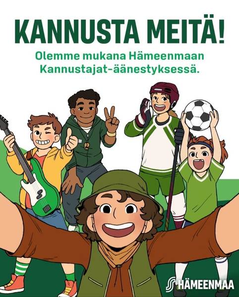 KANNUSTA MEITÄ!