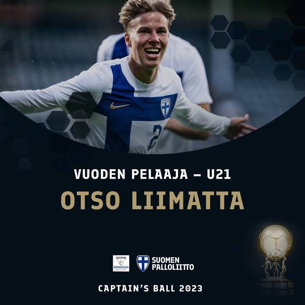 Otso Liimatta valittiin vuoden U21-pelaajaksi