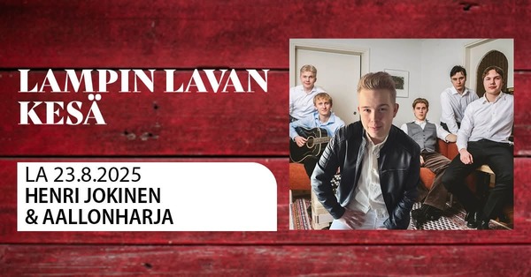 Henri Jokinen & Aallonharja lampin lavalla 23.8.