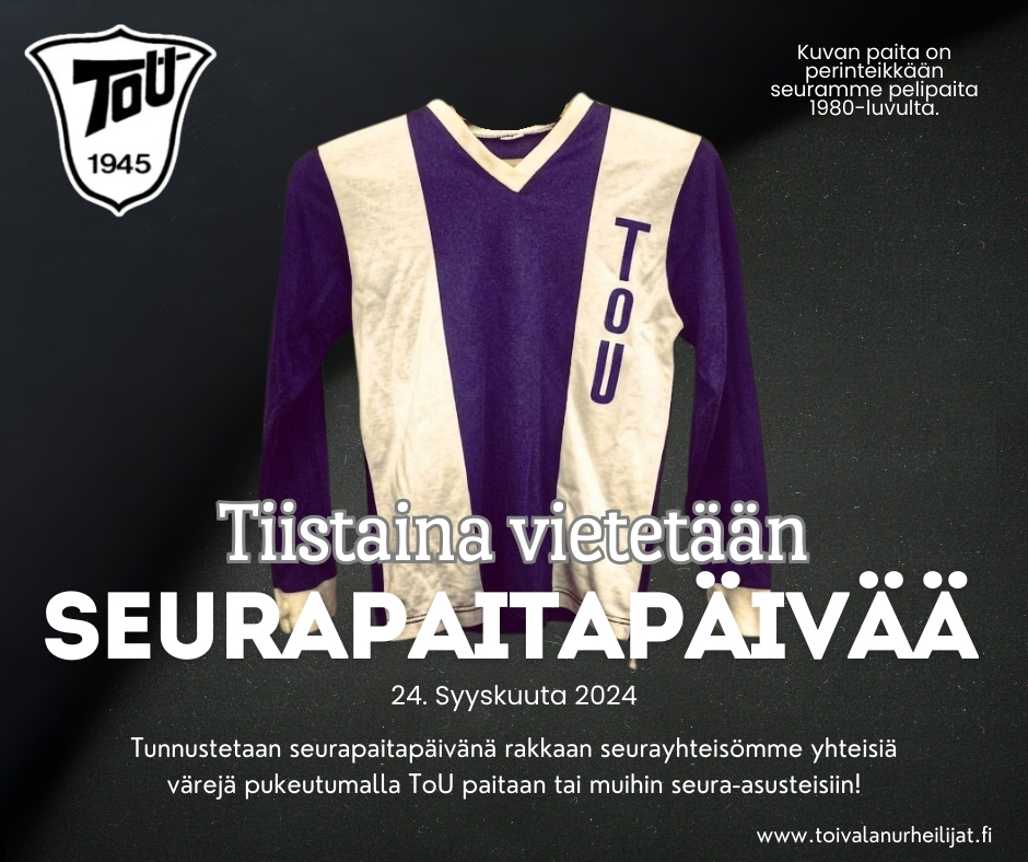 #seurapaitapäivä Tiistai 24.9.2024!