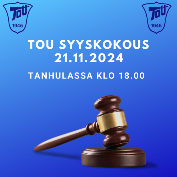 Tervetuloa syyskokoukseen!