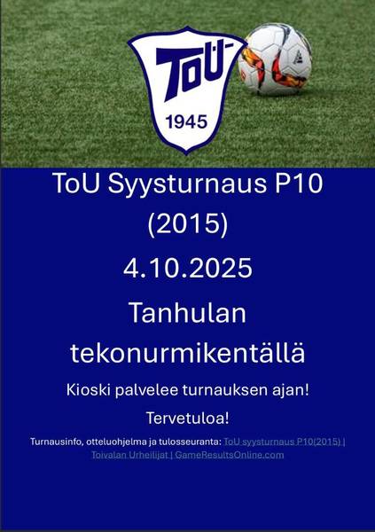 ToU Syysturnaus P10(2015)