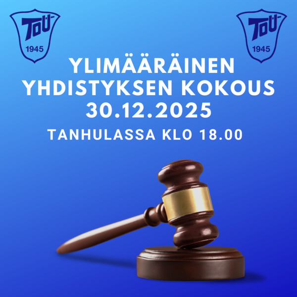 Tervetuloa yhdistyksen ylimääräiseen kokoukseen!