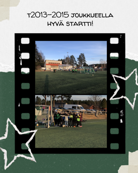Joukkueen kevätkausi starttasi huikeasti!