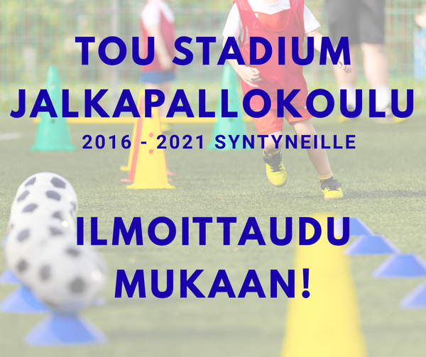 ToU Stadium jalkapallokoulu