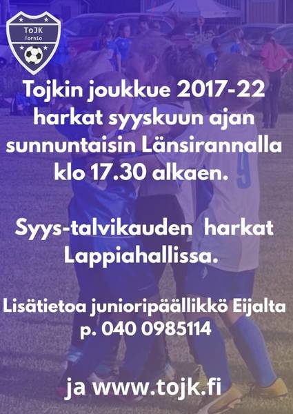 Tervetuloa joukkueeseen 2017-22 