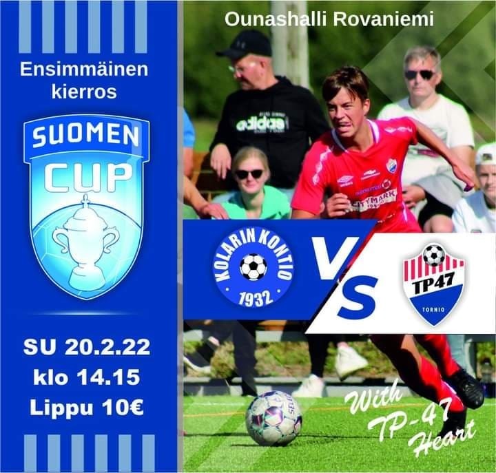 Tornion Pallo -47 ry - Suomen Cupin ottelupäivä on valittu!