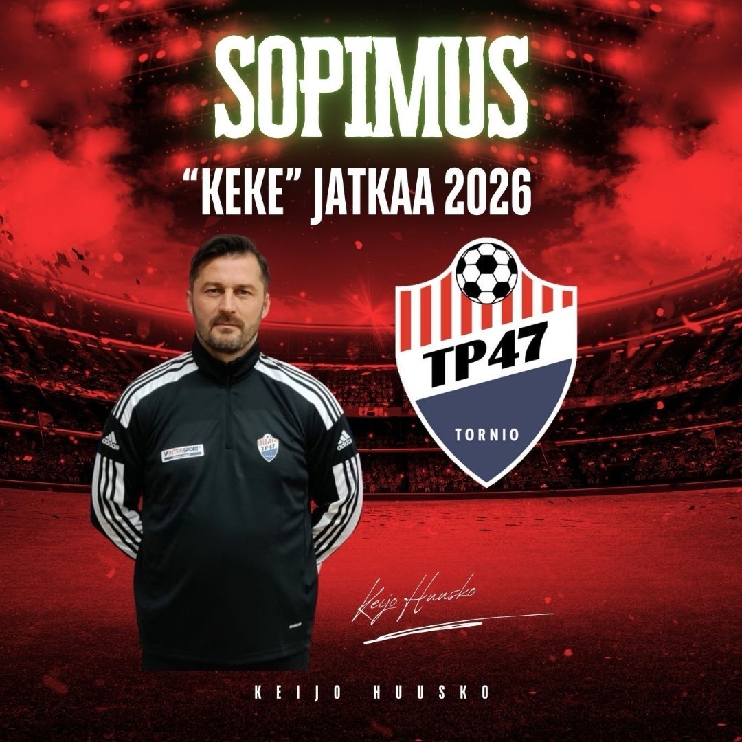 Sopimusuutisia! ✍️ Keke Huusko johdattaa TP-47:n kohti Ykköstä! ⬆️