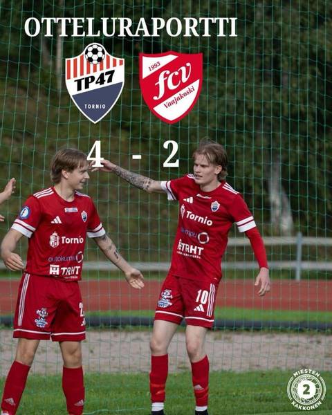 ​OTTELURAPORTTI TP-47-FC VAAJAKOSKI 4-2 (2-2)