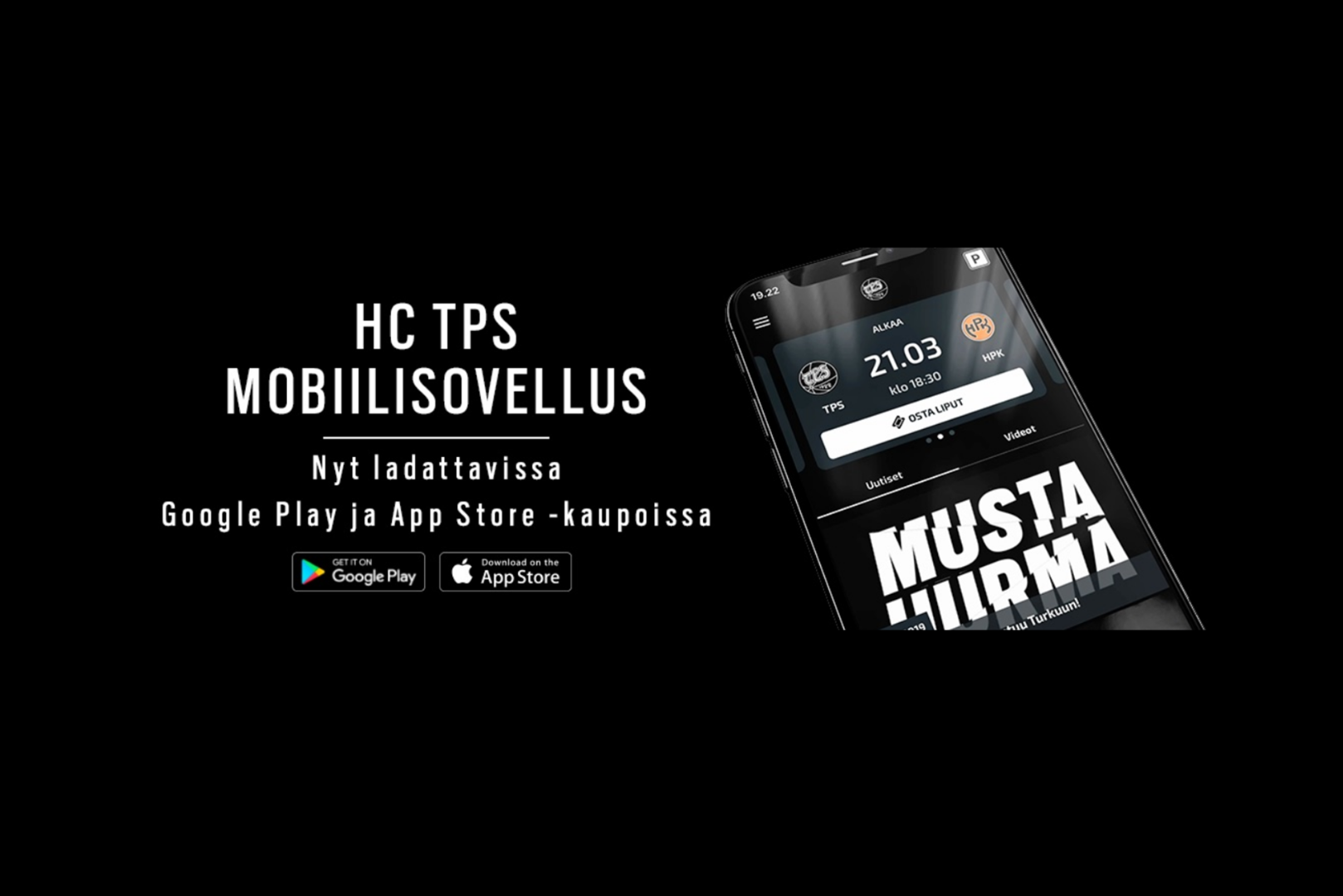 HC TPS:n mobiiliapplikaatio on latausvalmis!
