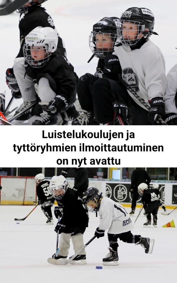 Luistelukoulujen ja tyttöryhmien ilmoittautuminen on nyt avattu!