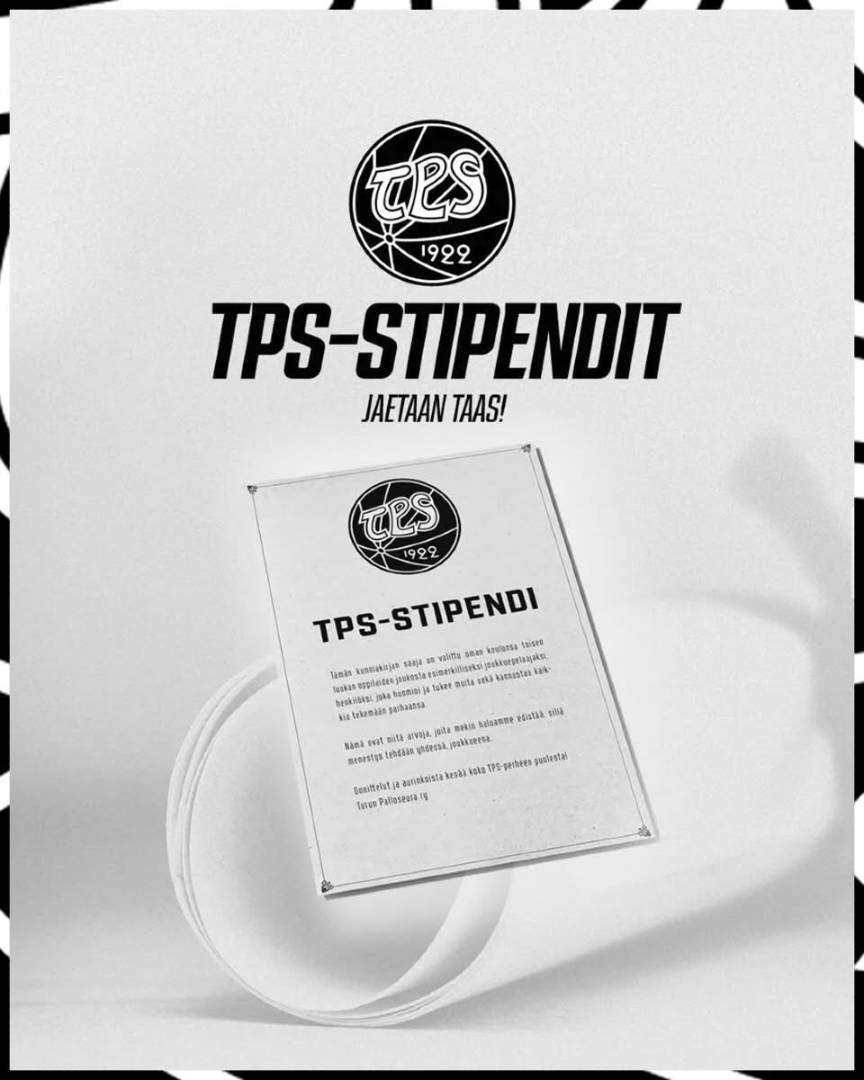 TPS-stipendit jaetaan nyt jo neljännen kerran Turun kouluissa!