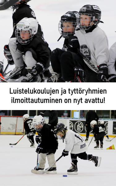 Luistelukoulujen ja tyttöryhmien ilmoittautuminen on nyt avattu!