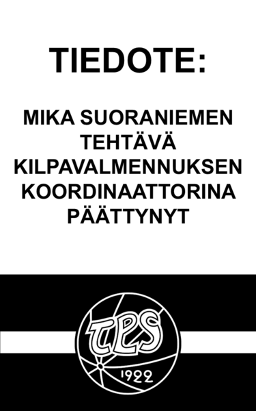 ​Mika Suoraniemen tehtävä kilpavalmennuksen koordinaattorina päättynyt