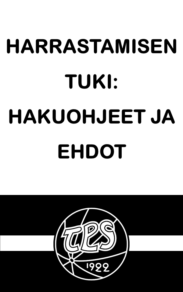 TPS Juniorijääkiekon harrastamisen tuki on haettavissa 23.12.2025–15.1.2026.