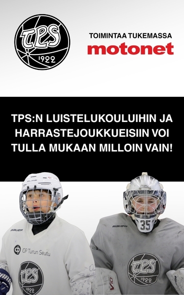 TPS:n luistelukouluihin voi tulla mukaan koska vain!