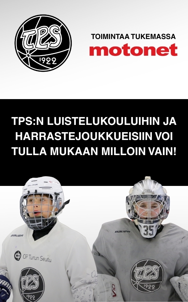 TPS:n luistelukouluihin voi tulla mukaan koska vain!