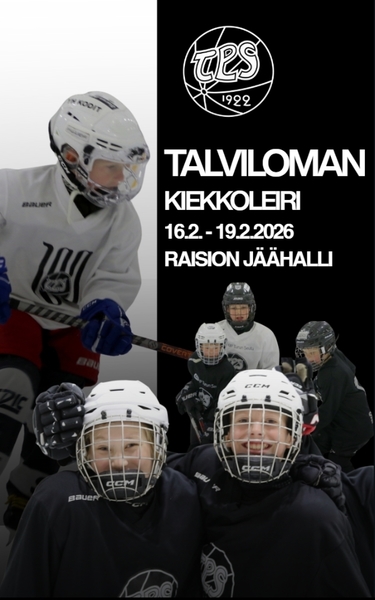 Kehitä pelitaitojasi talvilomalla – TPS Juniorijääkiekon leirit 2026