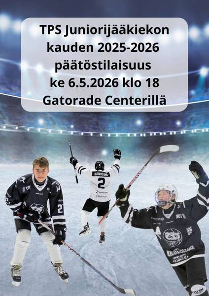 Tervetuloa kauden 2025–2026 päätöstilaisuuteen!