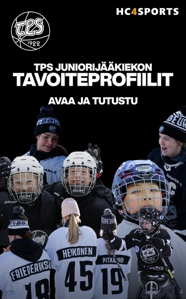 TPS Juniorijääkiekon seurayhteisön tavoiteprofiilit ovat julki - avaa ja tutustu!