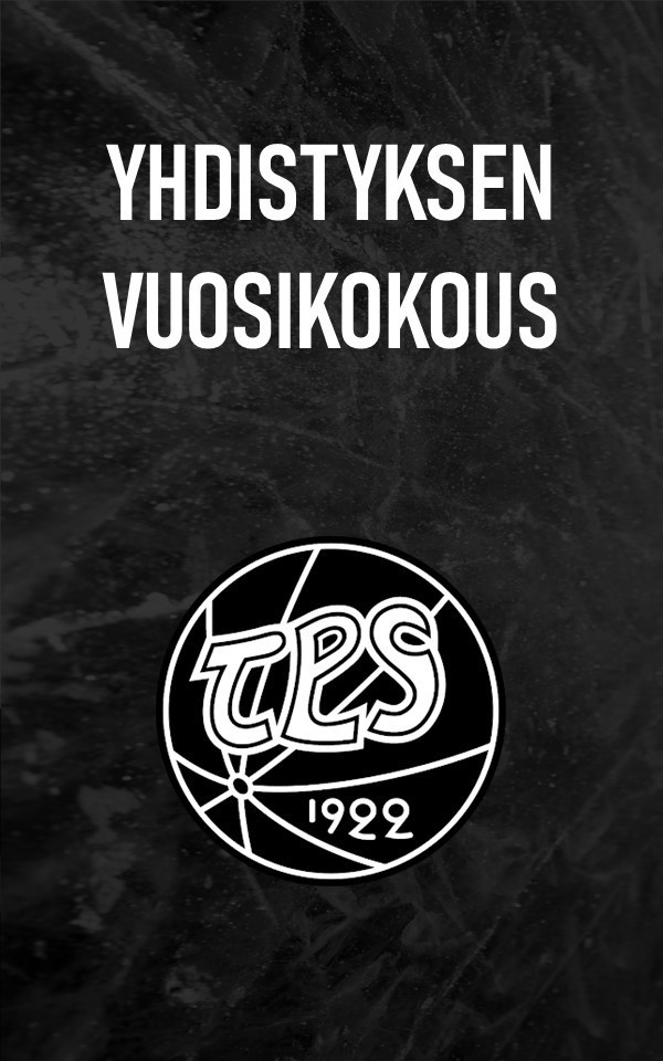 TPS Juniorijääkiekon sääntömääräinen vuosikokous ma 31.8.2026