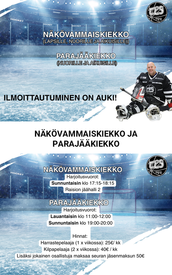 Soveltava jääkiekko – tervetuloa mukaan!
