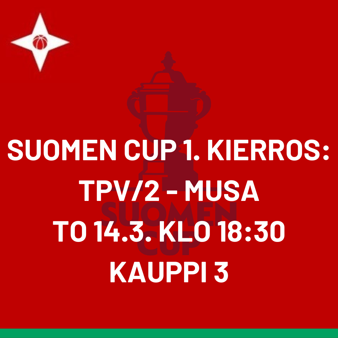 TPV/2:n Suomen Cup -taival alkaa 14.3.