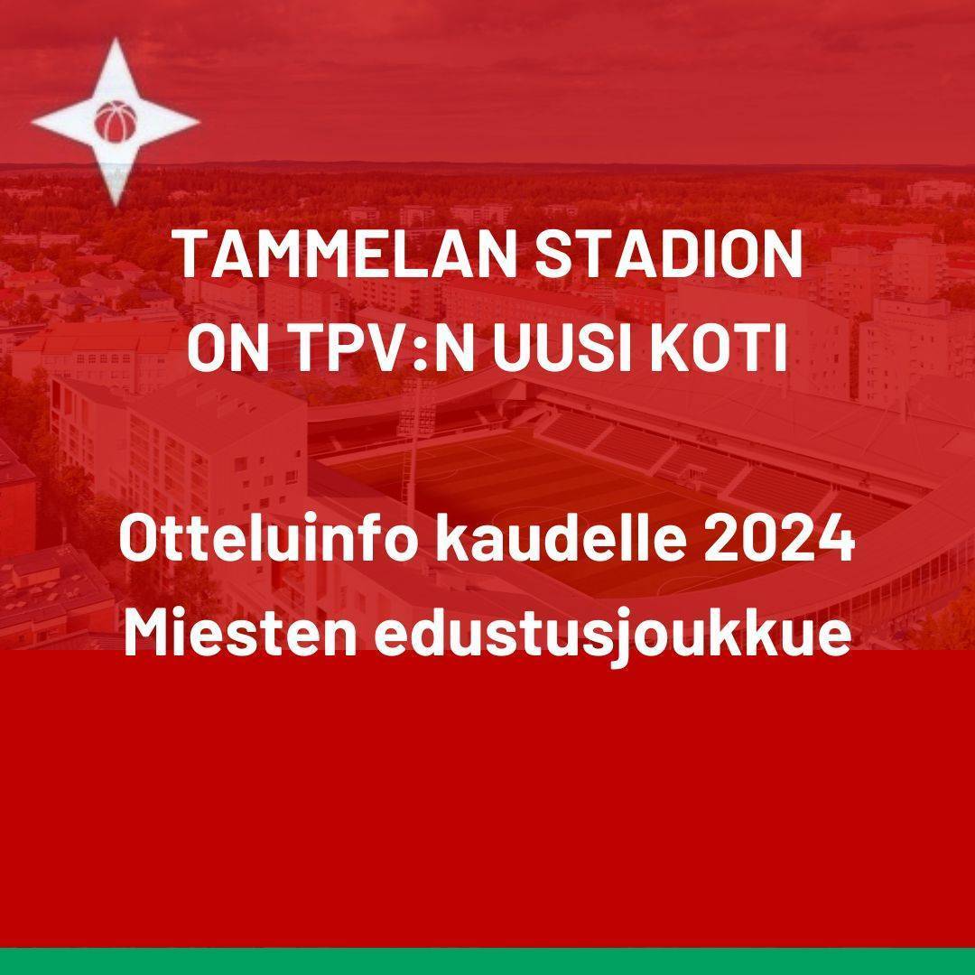 Tammelan Stadion on Punakoneen uusi koti