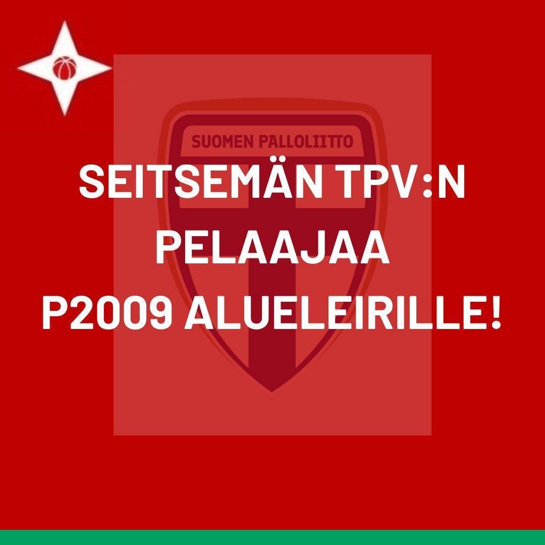 TPV:n pelaajia P2009 alueleirille