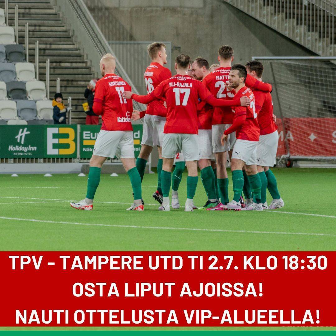 Kuuma derby TPV - Tampere United lähestyy!