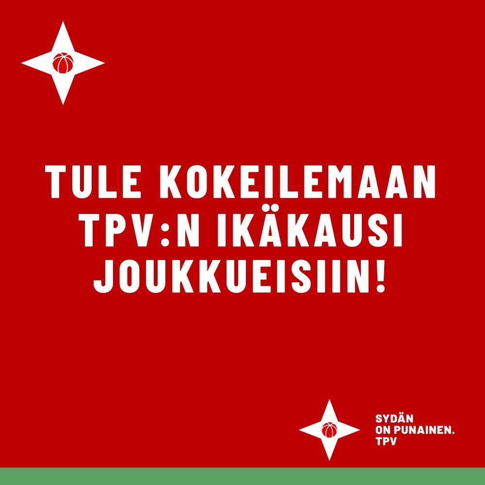 TPV:n avoimet harjoitukset alkavat!